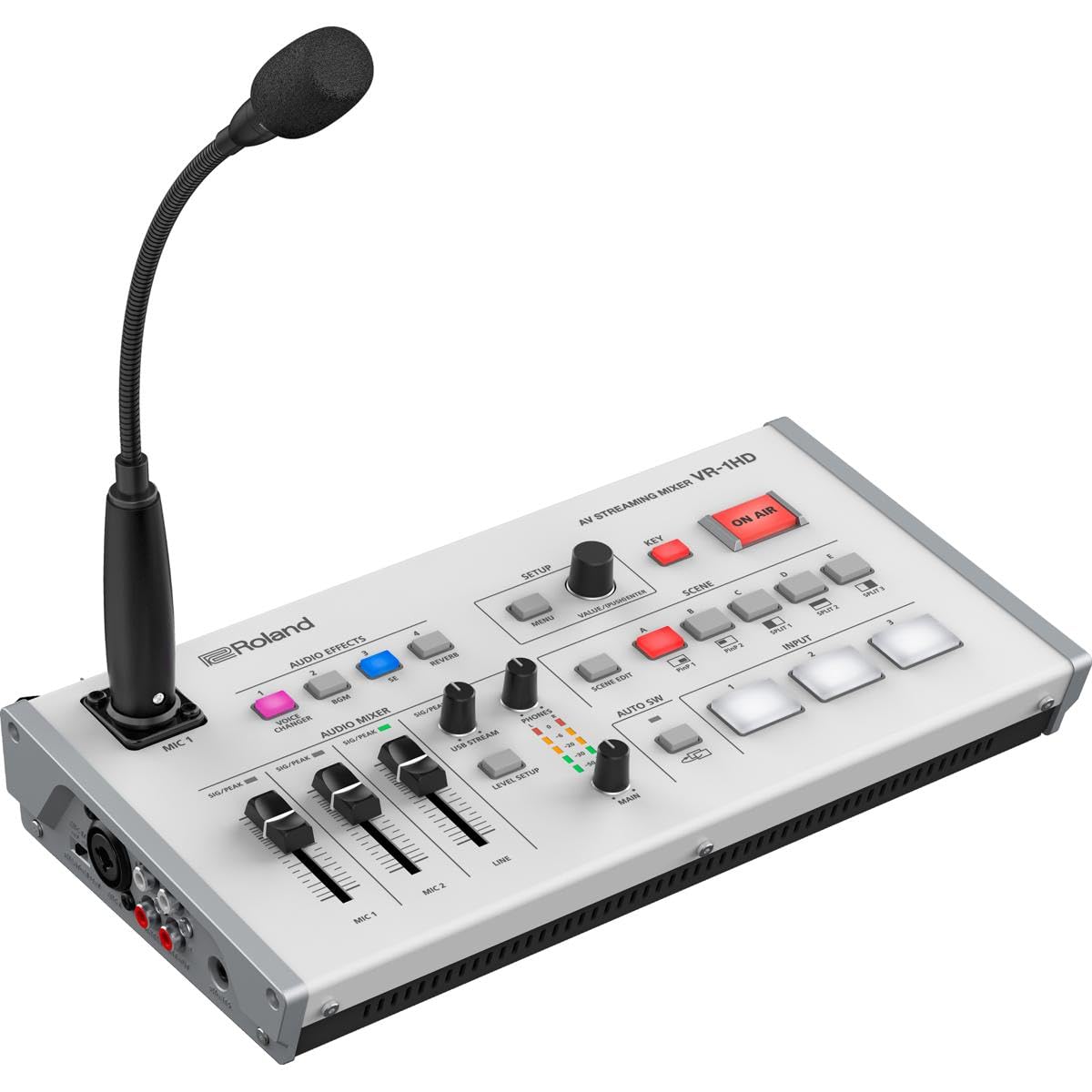Amazon.com: Roland Condenser Gooseneck Streaming Switcher
